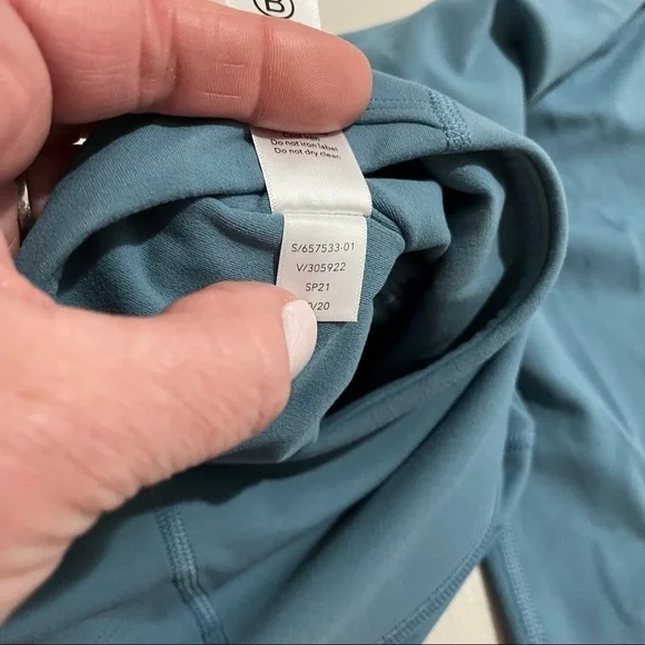 Athleta Elation Pirouette 7/8 Tight Leggings Size XS Rivera Blue Athletic - Picture 11 of 11
